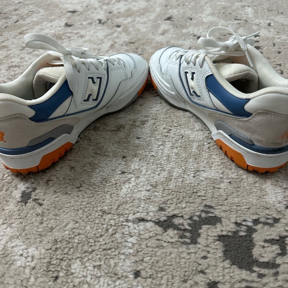 New Balance 550 Sneakers Size 8 - White Mercury Blue - Picture 6 of 8